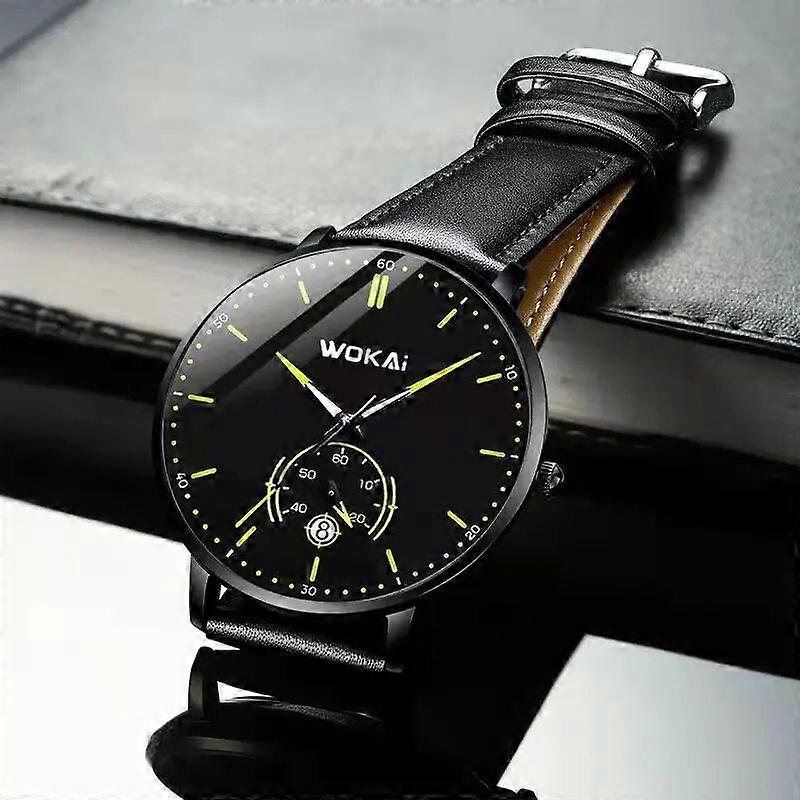 Mænds Rustfrit stål mesh med ultratynd mode kalender ur Mænds Sport fritid forretning vandtæt lysende ur