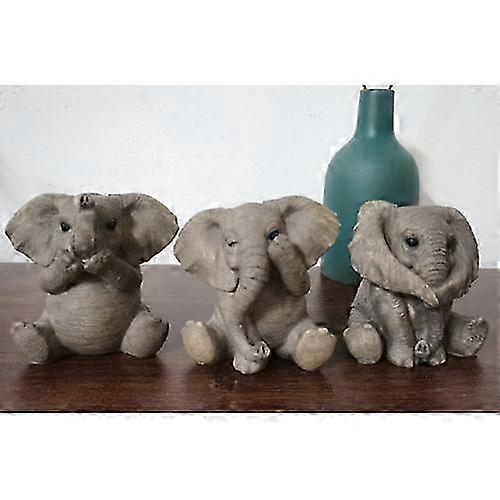 3 Style Elephant Home Ornaments Decorative