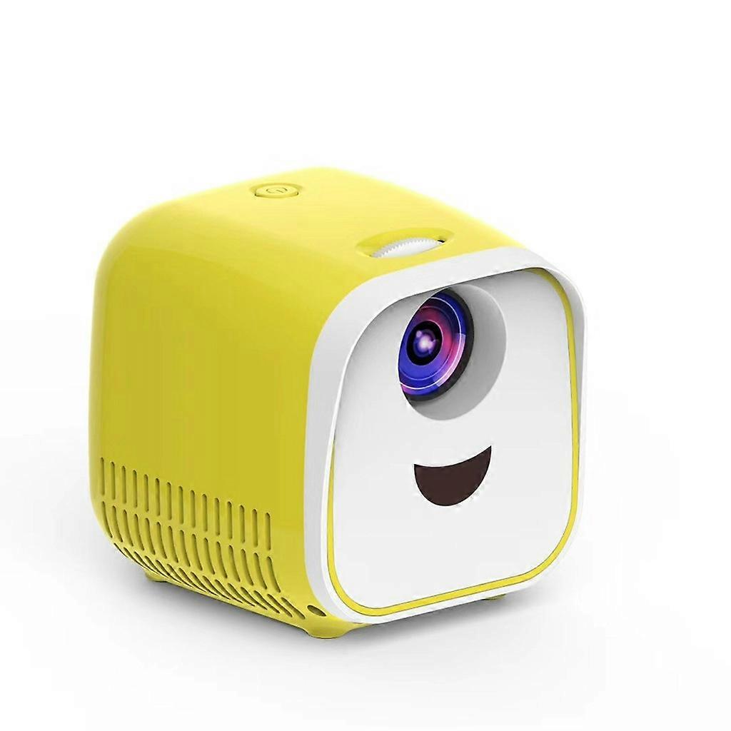 L1 Children Projector Mini LED Portable Home Speaker Projector EU Plug