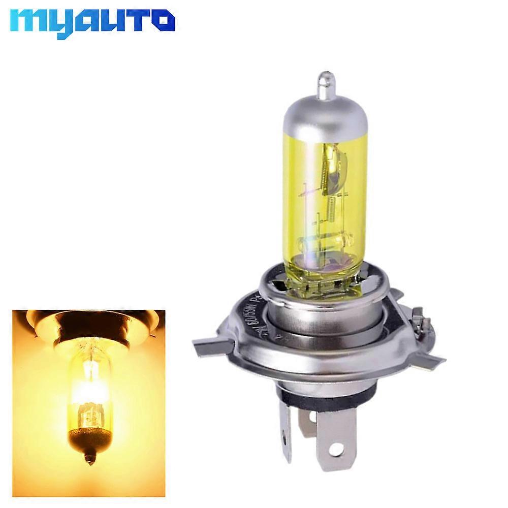 12V H4 55W 100W Yellow Fog Lights Halogen light High Power Headlight light Car Light Source parking Head auto 60/55W 3000K