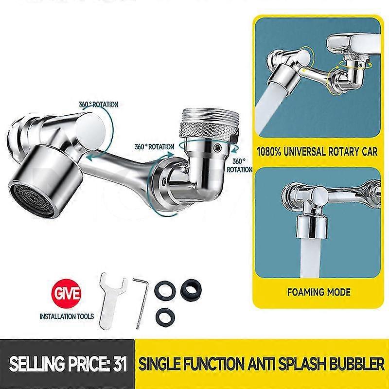 Universal Rotating Rotation Faucet Extender For Bathroom And Kitchen Accessory