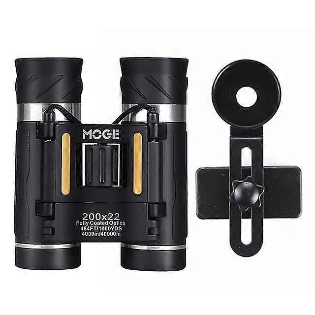 MOGE 200X22 Upgrade HD Binoculars Professional 40000m Long Range 10X High Magnification Telescope For Hunting Camping Concert