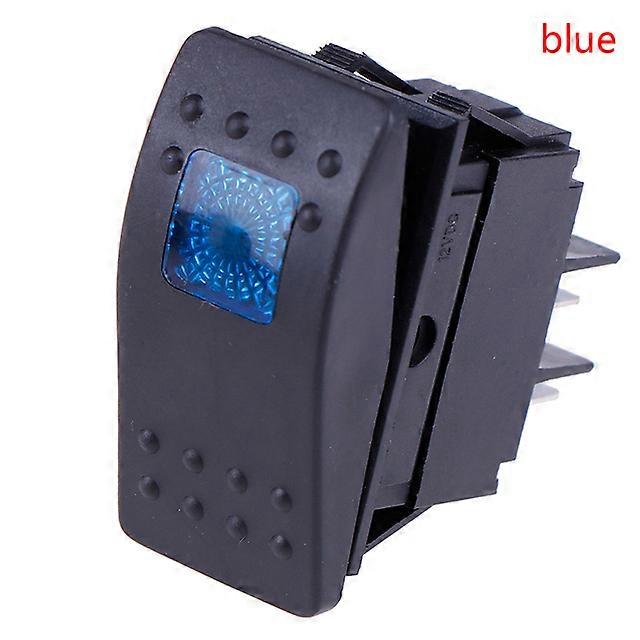 Waterproof Bar Rocker Toggle Switch Car Boat Marine Rocker Switch Button 12v/35A LED Light Lamp 4pin Switch