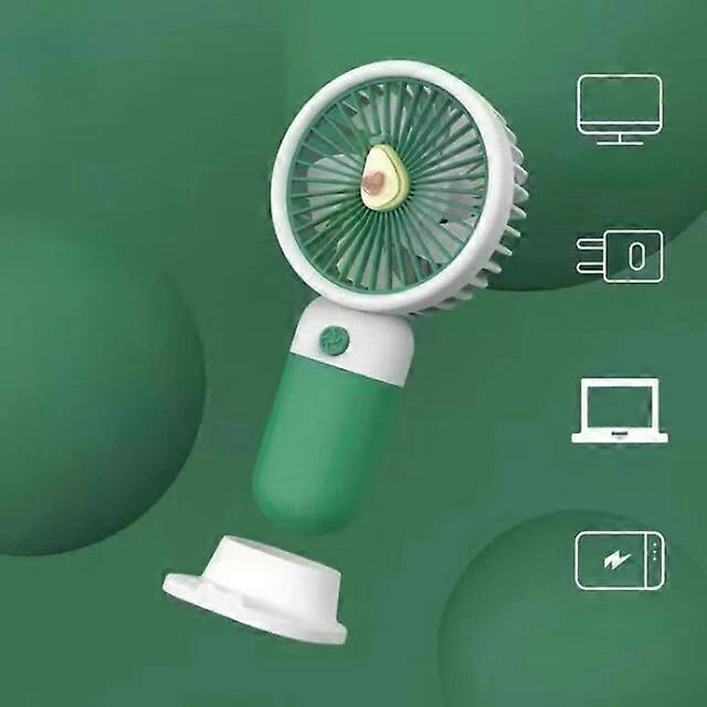 Powered Hand Fans RF643 Summer Handheld USB Rechargeable Mini Fan Flowers Fruit Decoration Portable Cooling Fan with Mobile Phone Holder Function