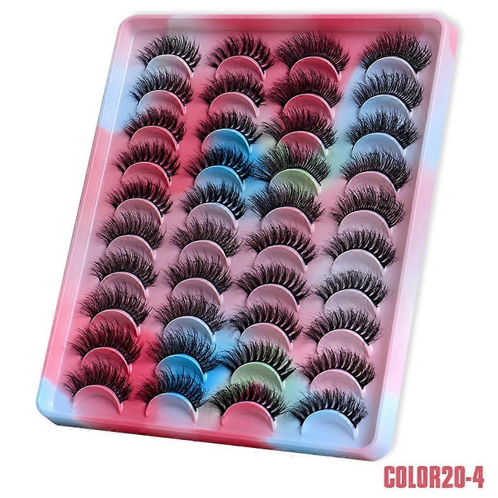 6D False Eyelashes Russian Strip Lashes,DD Curl Wispy Natural Fake Eyelashes