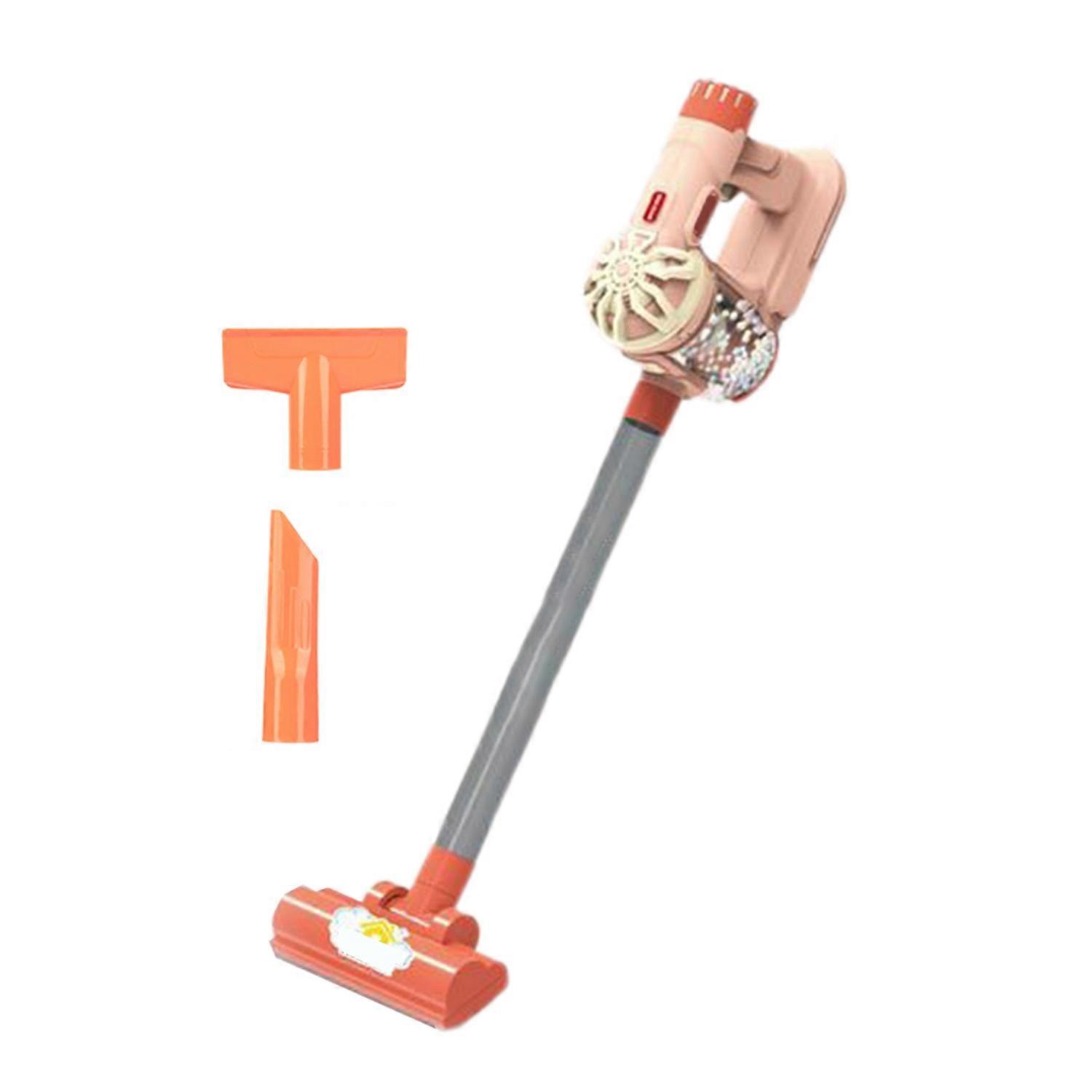 Kids Vacuum Cleaner Toy Set Realistic Cordless Toddler Vacuum with Suction 3-in-1 Kids Cleaning