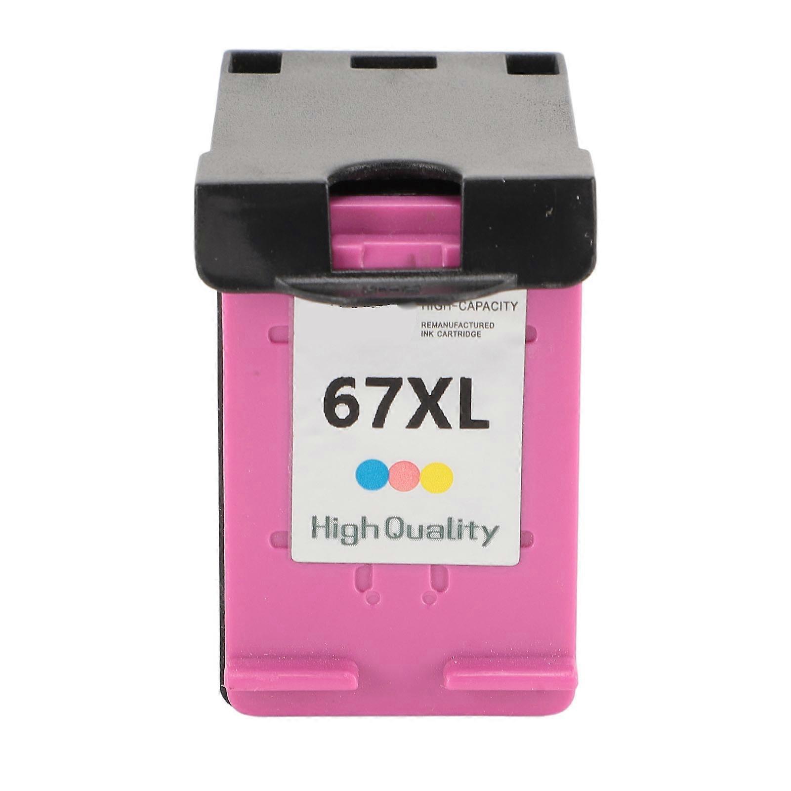 Ink Cartridge Replacement for 67XL for DeskJet 2700 2700e 2855e 2755 2755e 2752 4152 2755 4155e for 6000 6055 6400 Printer Colorful