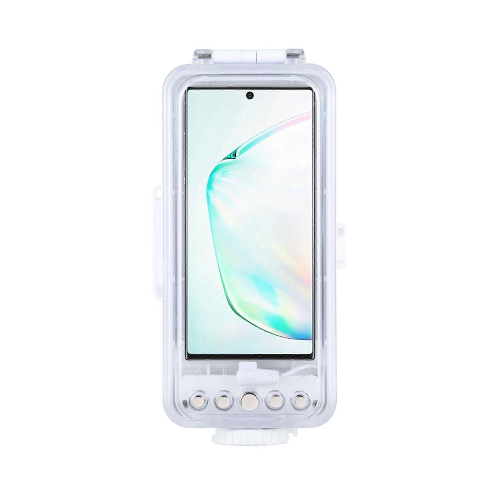 Caixa de telefone móvel subaquática para telefones celulares GalaxyAndroid de 6,3 x 7,1 polegadas