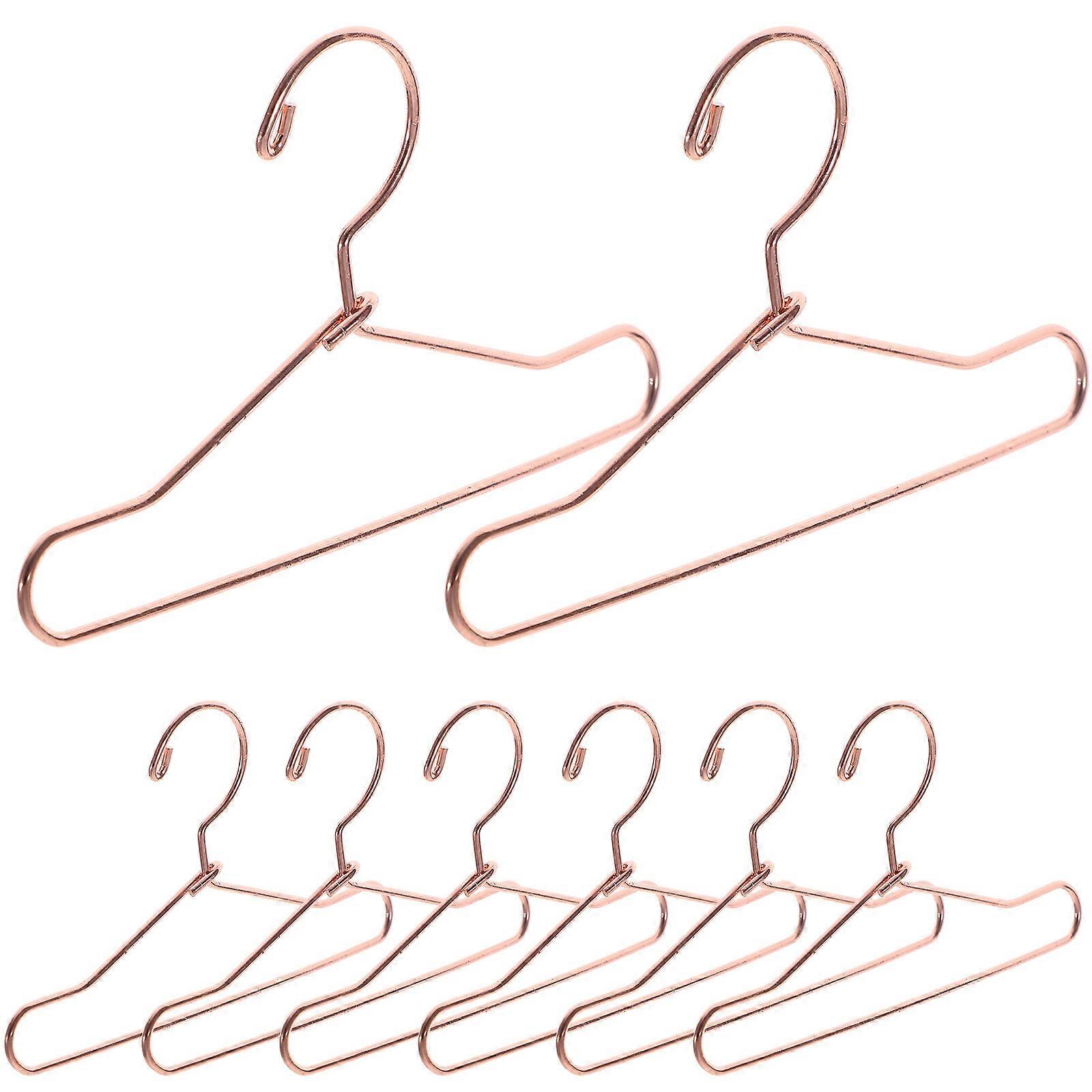 10Pcs Metall Puppen Kleiderbügel Puppe Kleidung Mini Puppe Kleiderbügel Puppe Kleiderbügel Zubehör