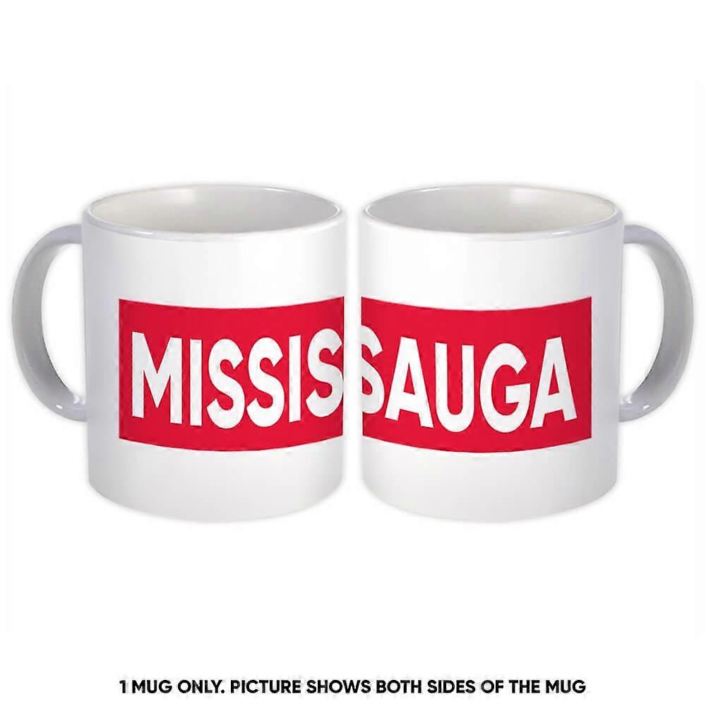 Gift Mug: Mississauga Canada Red