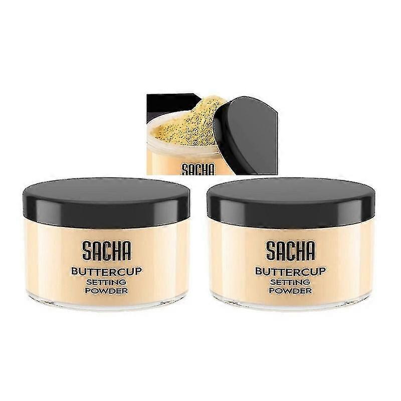 2pcs Sacha Buttercup Setting Powder - Finely Milled And Flash-friendly  (DPENG) Tw