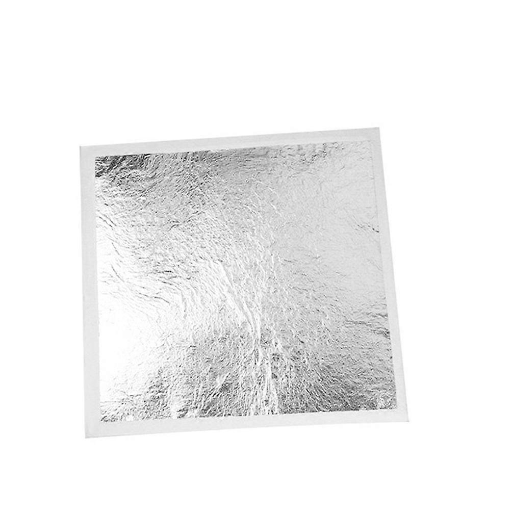 100 Pcs Resin Crafts Metallic Foil Sheets Craft Foil Sheets Gilding Imitation Paper Rose Color Leaf