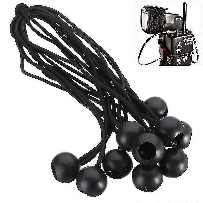 30 Pcs Bune Cords With Ball Tarin Tensers Tent Rubber Loops Ss For Tents, Tarins, Posters, , Estrat (20
