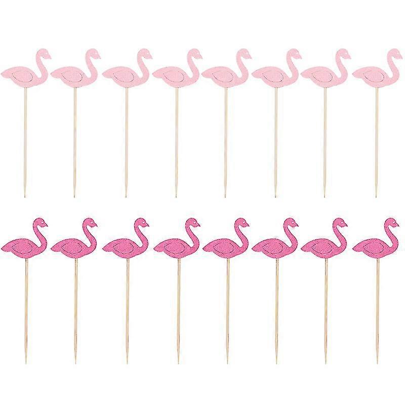 20/40/60pcs עוגת פלמינגו קאפקייק טופר עוגת דגלים ילדים מקלחת תינוקות יום הולדת קישוט עוגת חתונה ציוד למסיבות פלמינגו
