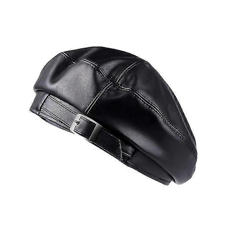 أزياء فتاة جلدية قبعة قبعة صغيرة قبعة قبعة المرأة قبعة قبعة عادية قبعات صلبة اللون أنيقة سيدة الفنان قبعات حزام القبعات