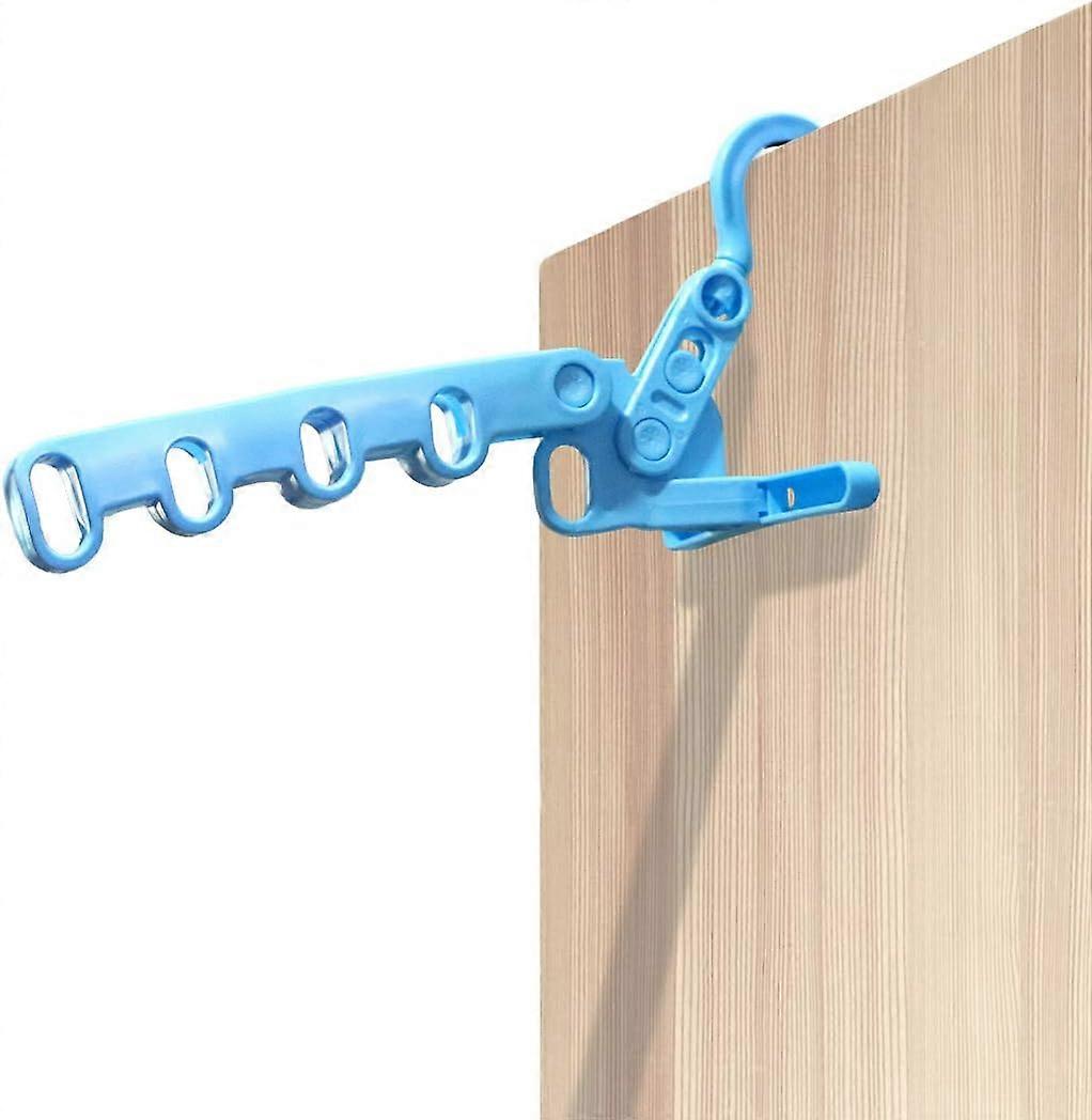 Promotional sales Plastic Multi-Function Hangers,Drying Rack,Suit Hangers,Travel Hangers- Blue