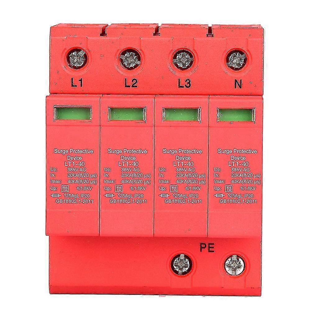 4p 40ka 385v House Surge Protector Low Voltage Arrester Device20a
