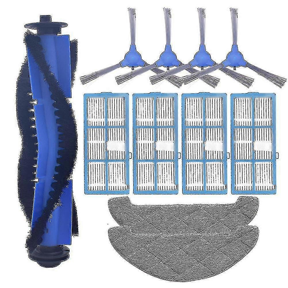 11pcs For Proscenic 850t Robotic Side Brush Mop Cloth Filter