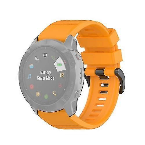 For Garmin Fenix 6x 26mm Quick Release Official Texture Wrist Strap Watchband With Plastic Button UKWB