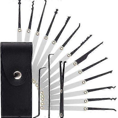 15 Piece Pick Tool Unlock Set Key Extractor Practice