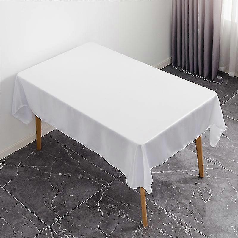 Rectangular White Tablecloth 140 X 305 Cm