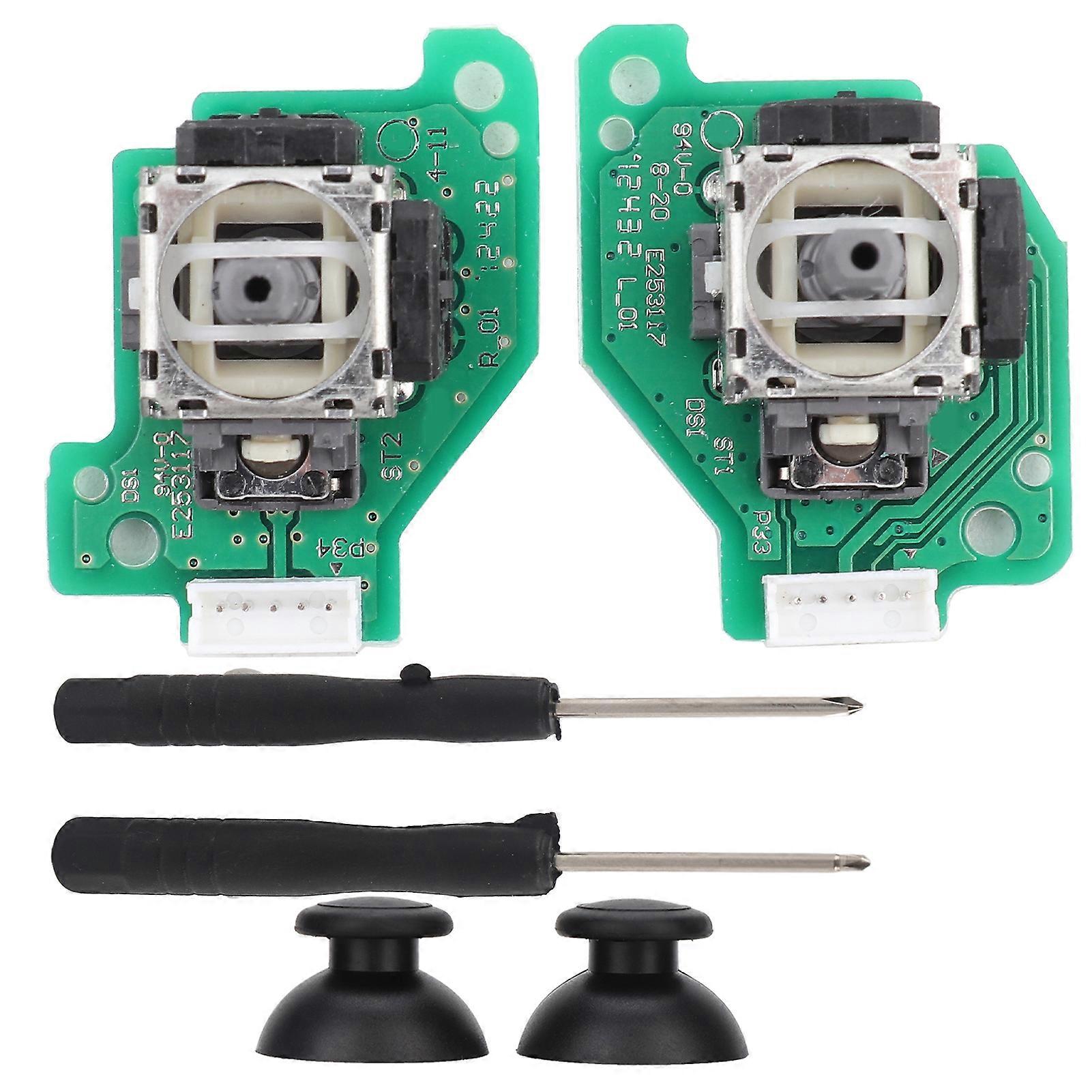 Replacement 3D Analog Joystick Sensor Module Potentiometer Thumb Sticks Set for WII U