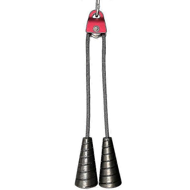 Biceps Triceps Drawstring Dual Grip Rope Pull Down Cable Training Gym Attachment