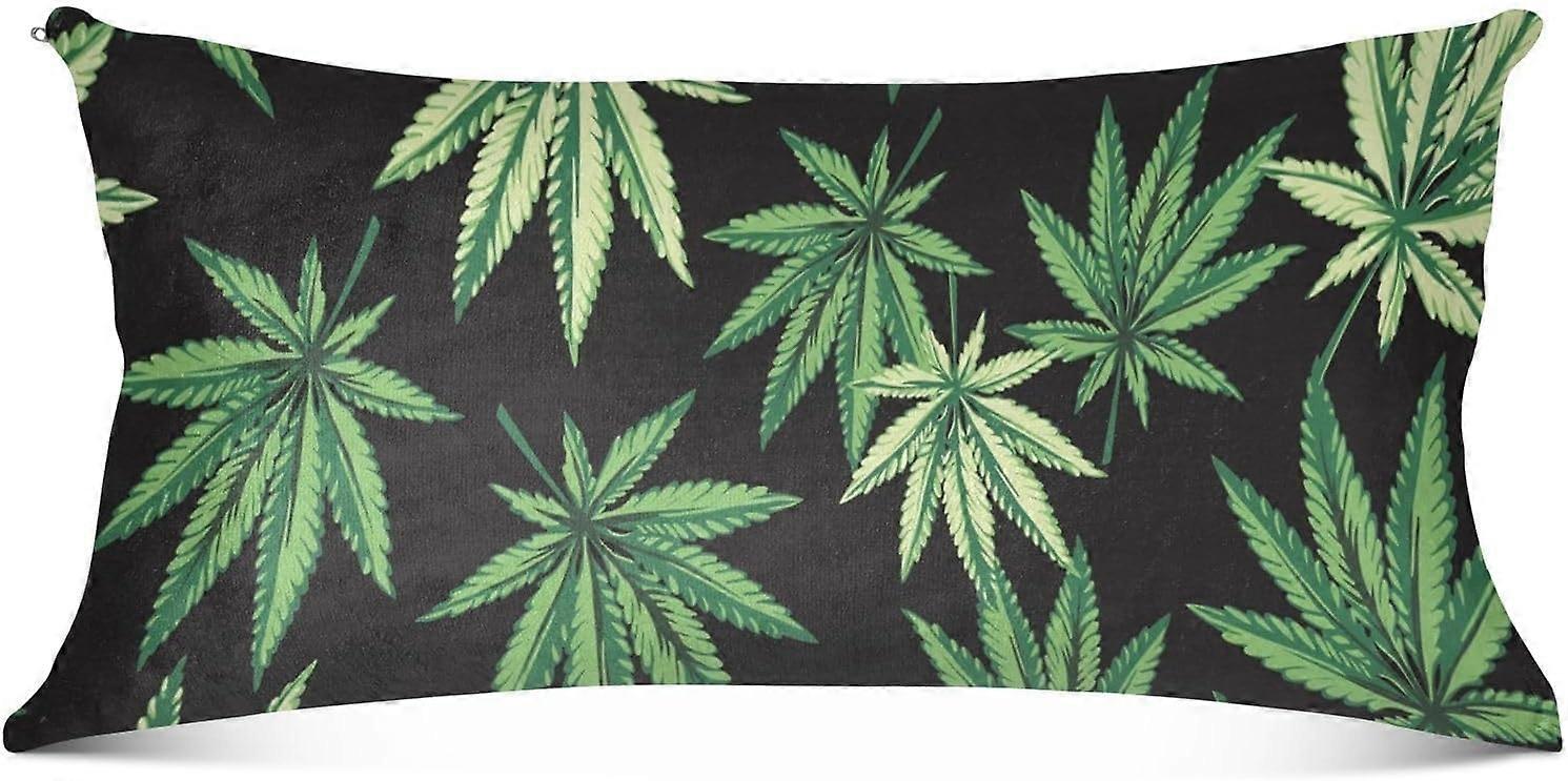 Fronha com Zíper Esquerdo Corpo Macio Capa de Almofada com Zíper Capa de Almofada de Veludo para Travesseiro Pequeno Almofada de Corpo Almofada Longa 20x54in