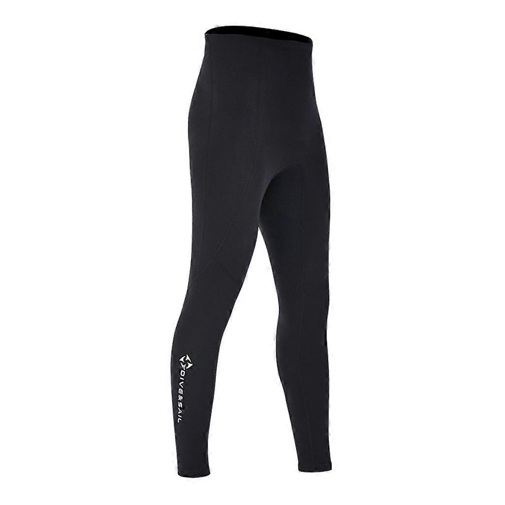 Yüzme Dalış Pantolonu 2mm Neopren Sıcak Termal Wetsuit Uzun Dalış Pantolonu Erkekler M