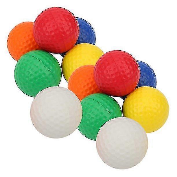 10 Pcs Sponge Practice Golf Balls For Indoor, Outdoor, Golf Practice