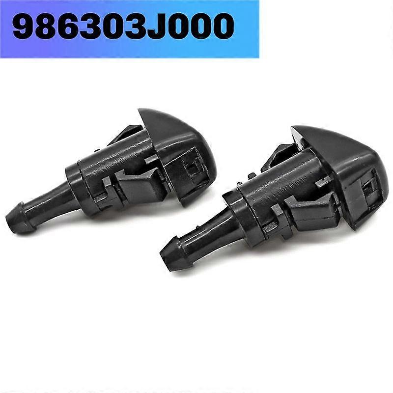 2Pcs Windshield Washer Wiper Nozzle Jet for Various 986303J000