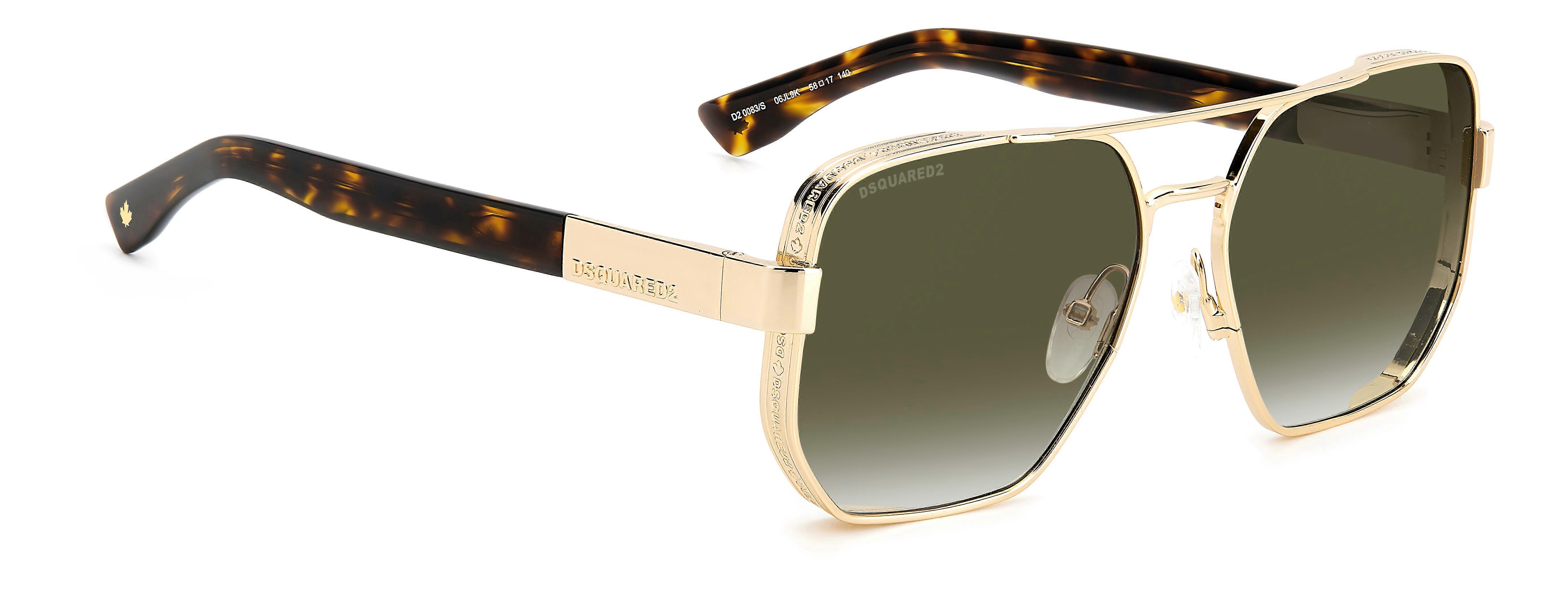 Sunglasses DSQUARED2 D2 0083/S 06J GOLD HAVANA 58/17/140 MAN