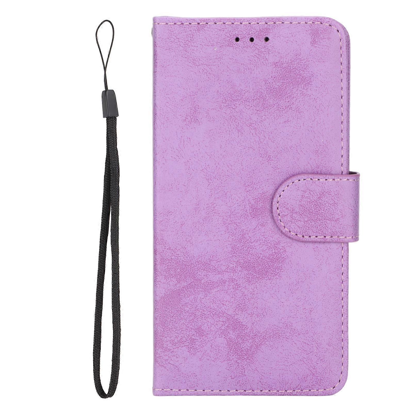 Purple 2-in-1 Magnetic Wallet Phone Case for iOS 13 6.1" - Shockproof & Multifunctional