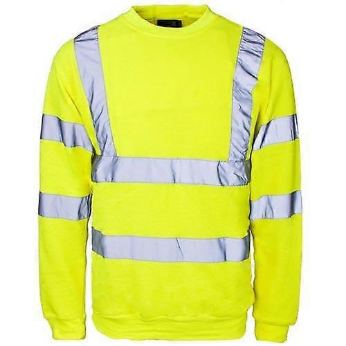 Standsafe Hv009 Hi Vis Crew Neck Sweatshirt