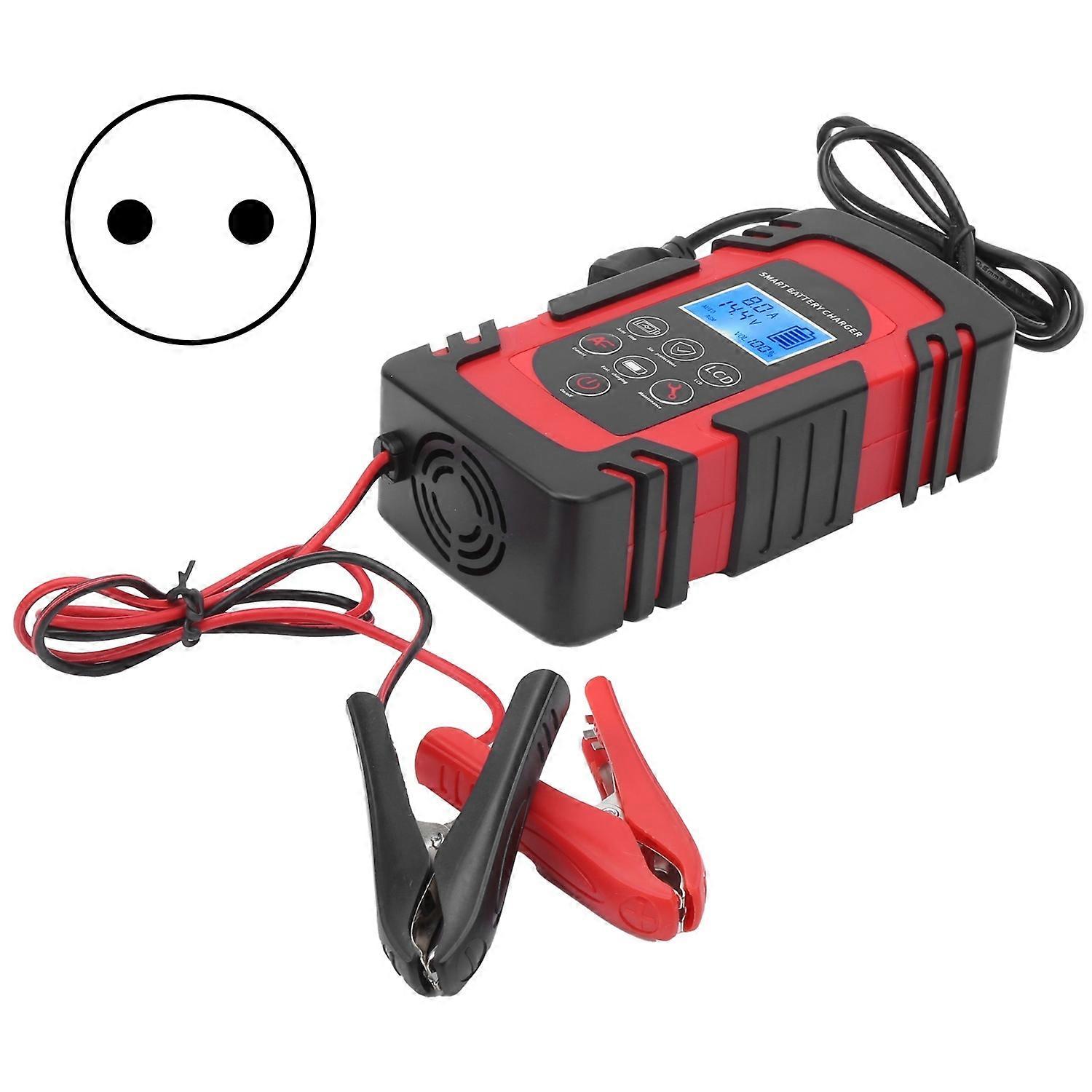 DC‑80 Smart Battery Charger Maintainer Overcharge Protection for Car Motorcycle