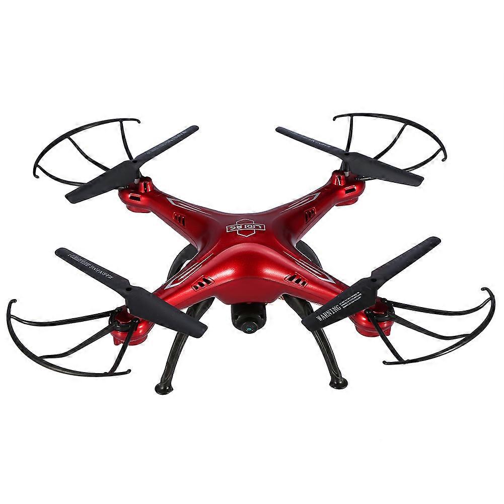 2.4GHz Remote Control Drone Altitude Hold One Key Return RC Quadcopter(Red with 2MP Camera)