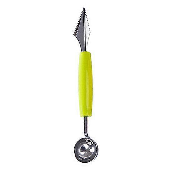 Double end Ball Scoop Labor saving Anti deformed Sawtooth Design Melon Ball Spoon Household Supplies