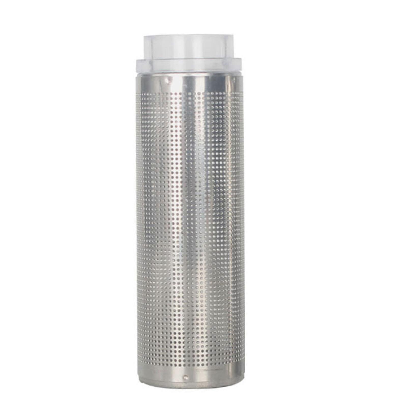 Wasserpumpe Filter Medienabdeckung Edelstahl Mesh Net Aquarium Filter Zubehör Rostbeständiger Garnelenschutz L