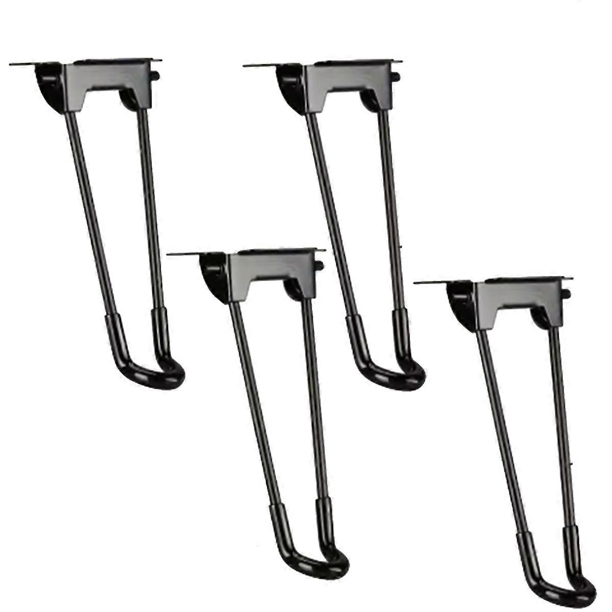 4PCS 18.5CM Metal Hair Clip Furniture Legs, Detachable Folding Design, Protective Floor Suitable fo