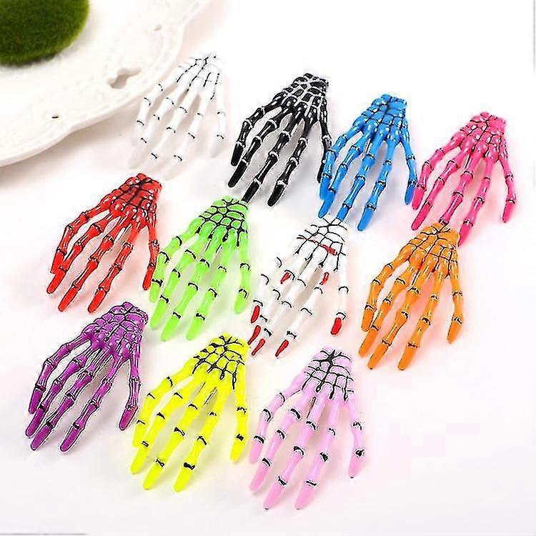 11 Pcs Halloween Skeleton Claws Hair Clips
