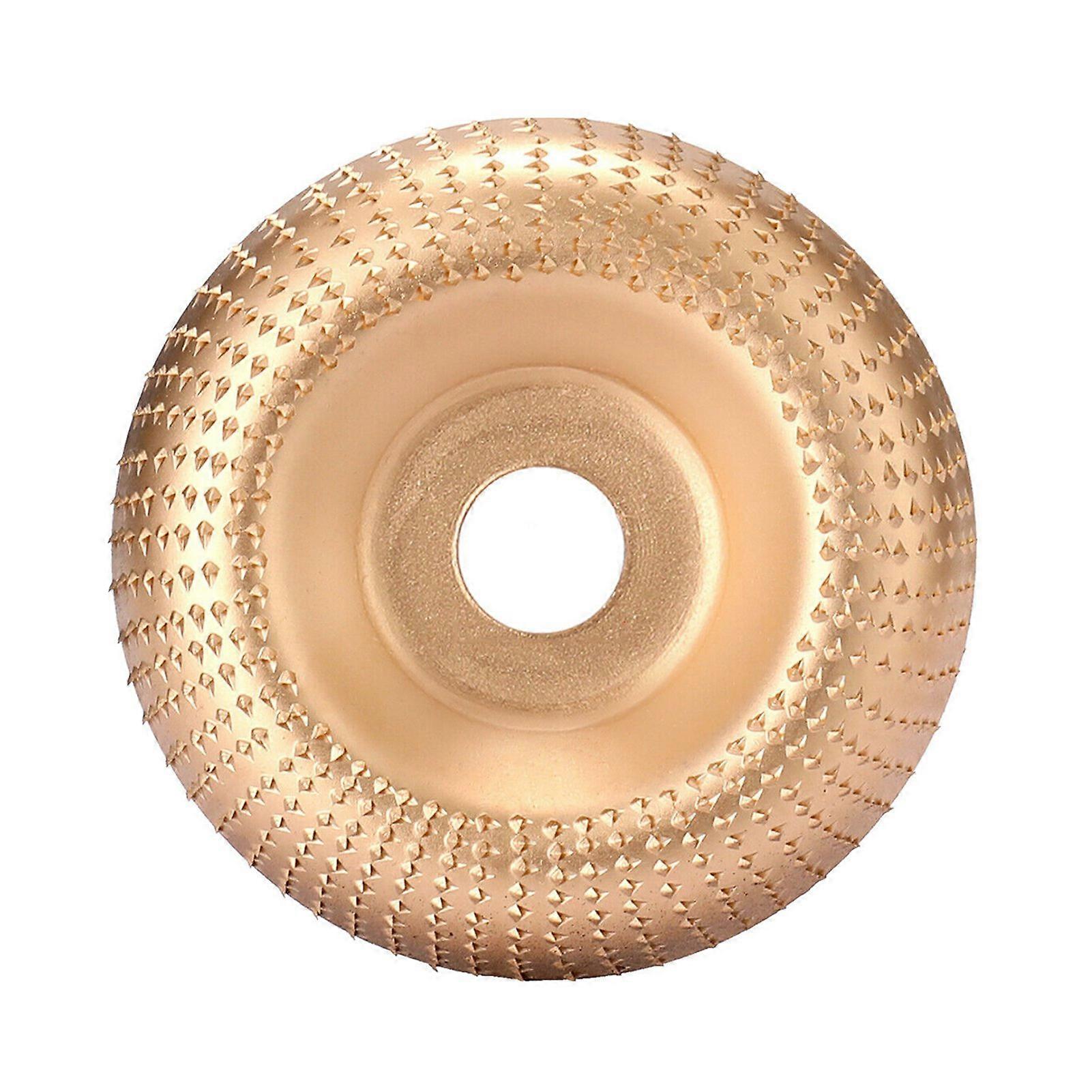 4'' Grinder Wheel Disc Wood Shaping Wheel Wood Grinding Disk for Angle Grinders with 22mm/0.87in Arbor