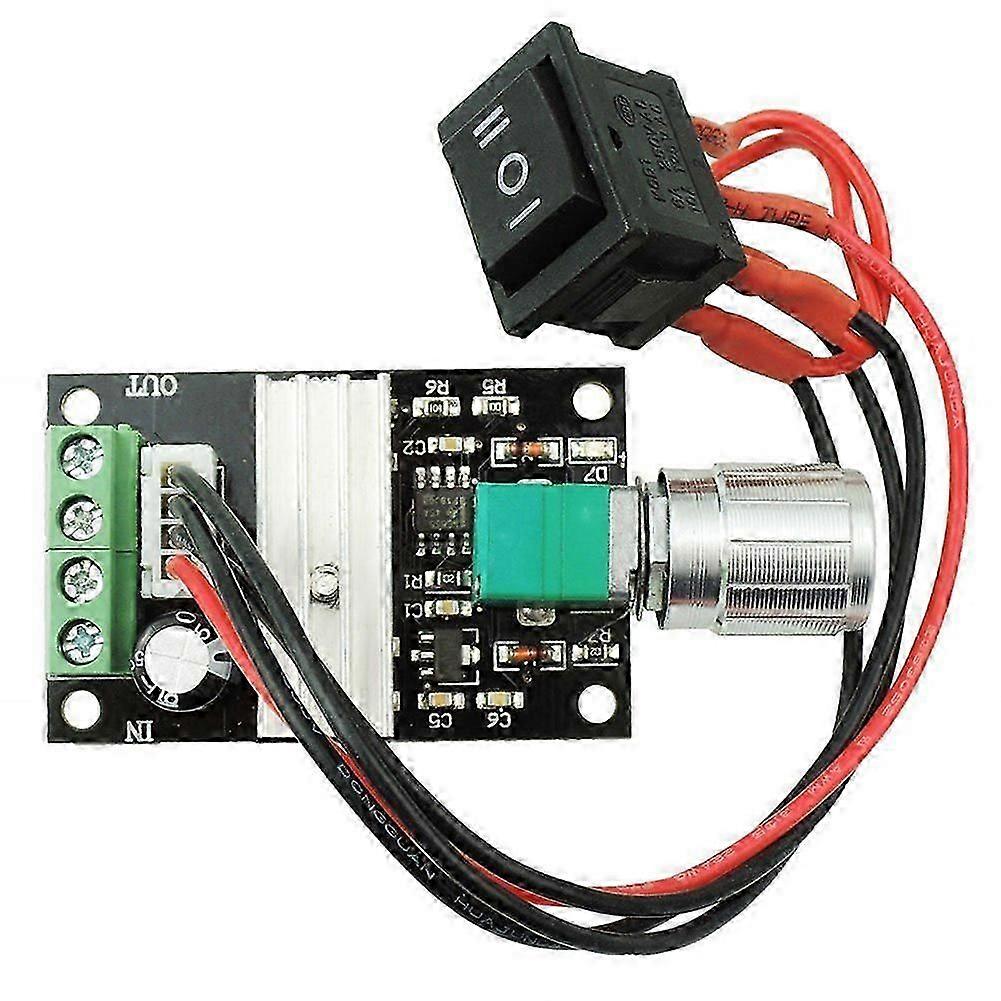 6V 12V 24V 28V 3A 80W DC Motor Speed Controller (PWM) Speed Adjustable Reversible Switch 1203BB dc