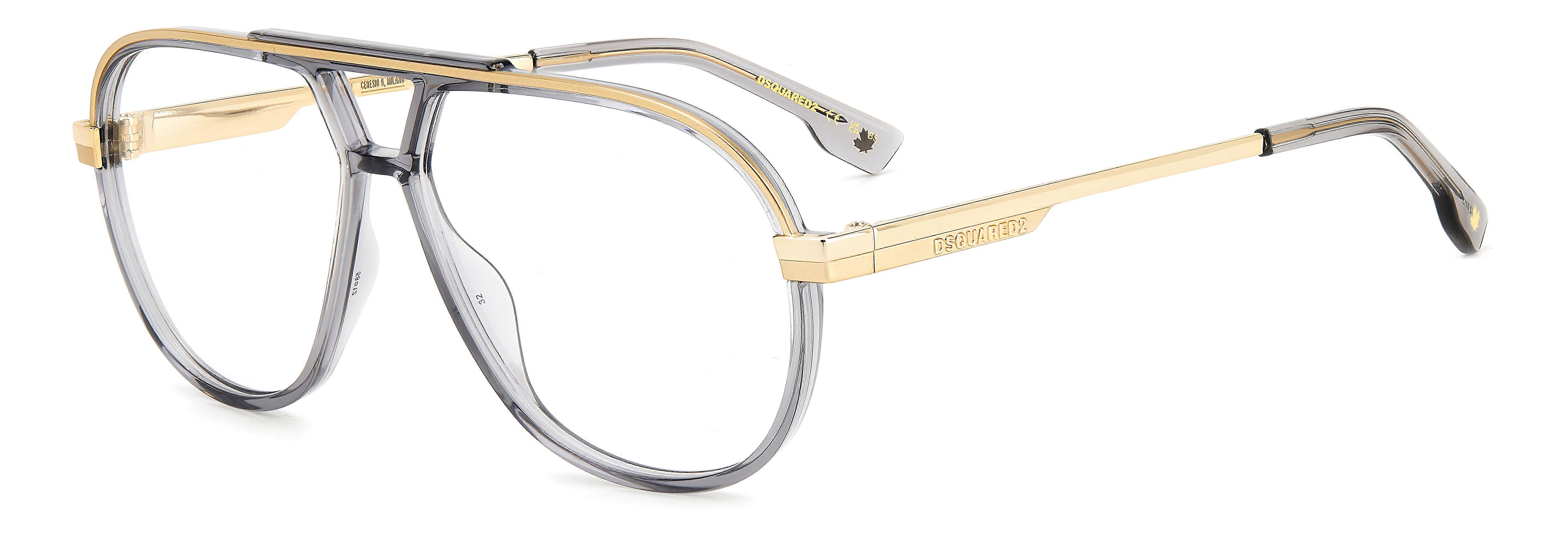 Eyewear Frames DSQUARED2 D2 0113 KB7 GREY 58/12/145 MAN