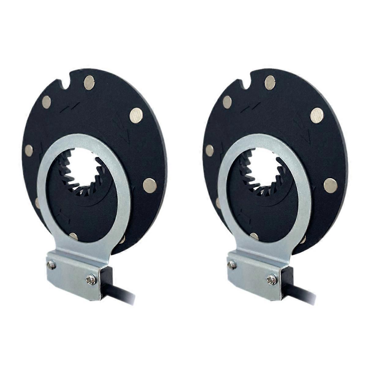 2X Electric Bike Magnetic Power Sensor 36/48V Pedal Assist Sensor F-8C Magnets Dual Hall Sensors PA