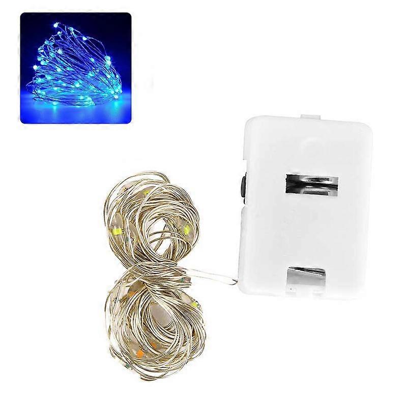 Led Garland Fairy Light String Light Battery Powered Flashing Light Christmas Wedding Party Festival Gift Box Decoration Lamps