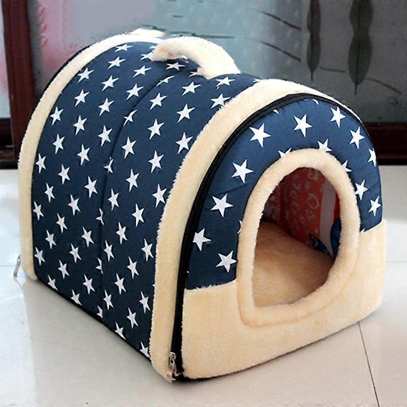 Foldable Cat Tent Washable Detachable Pet Bed For Medium Large Dogs Dual Purpose