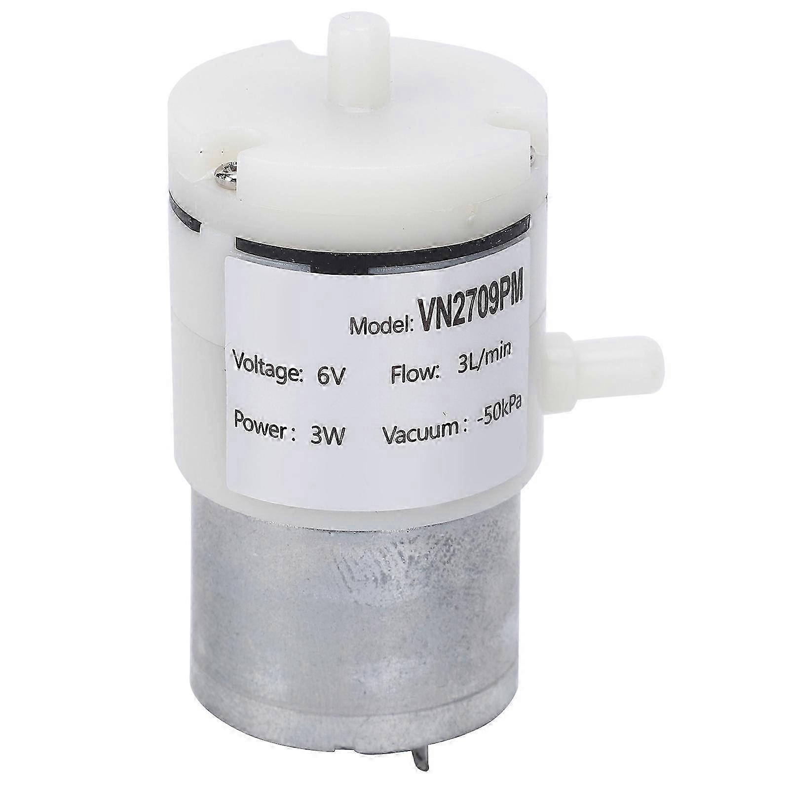 3Pcs DC 6V Diaphragm Pump 3L/min Micro Noiseless Vacuum Pumping Machine