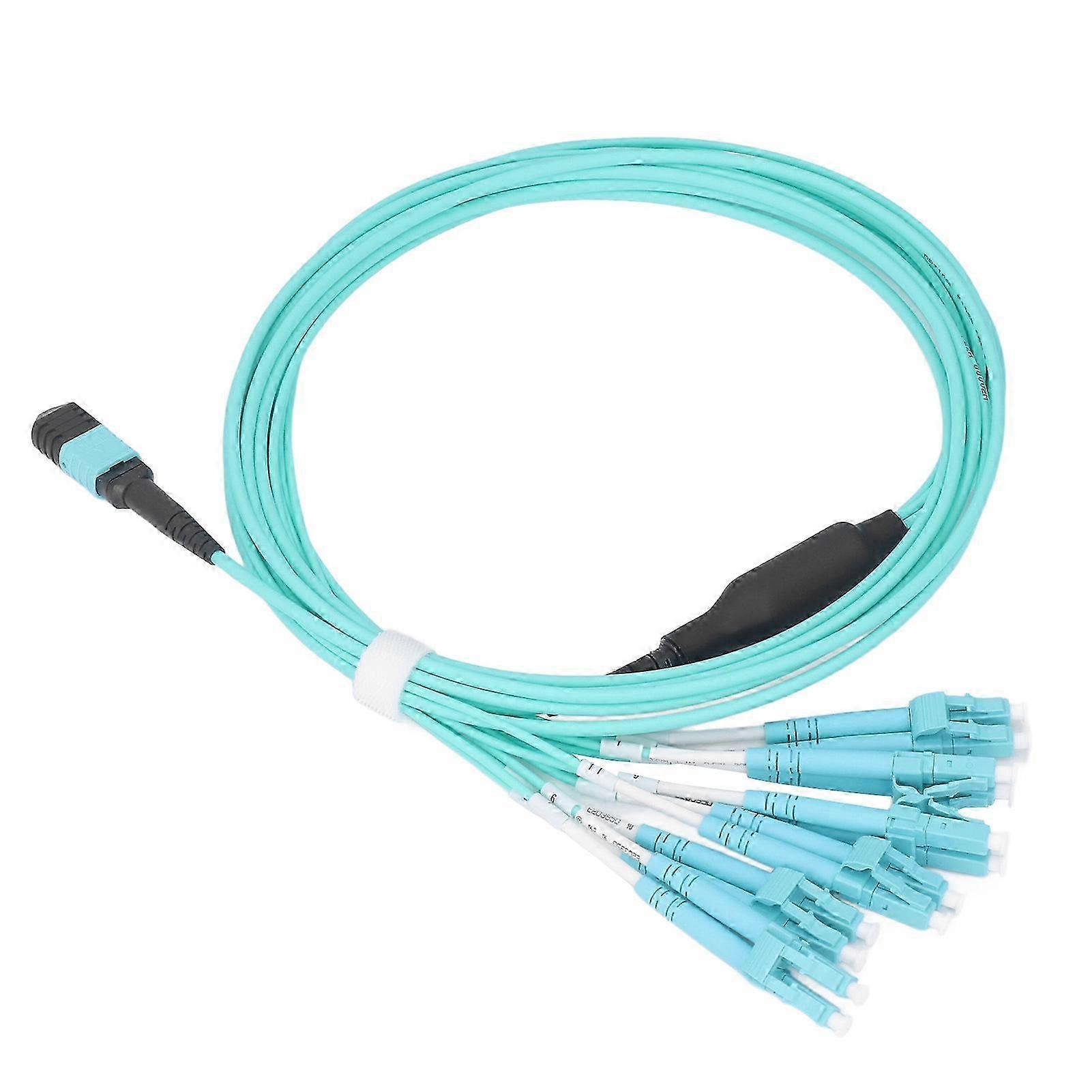 Fiber Jumper Cable 12 Core 10 Gigabit Multimode Cluster Optical Fiber Patch Cord MPOLC