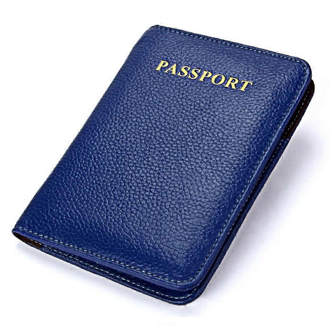 Litchi Texture Multifunctional Leather Passport Package for travel