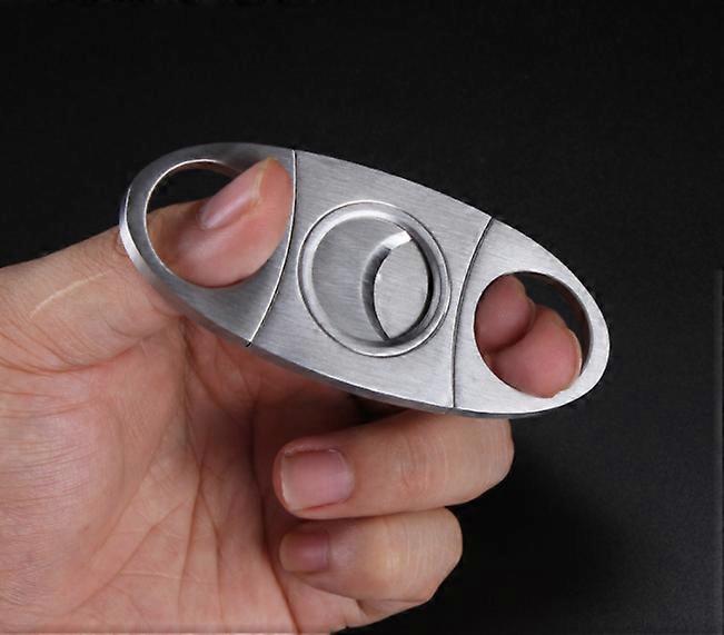Luxurious Double-Bladed Cigar Splitter for Precision Cutting